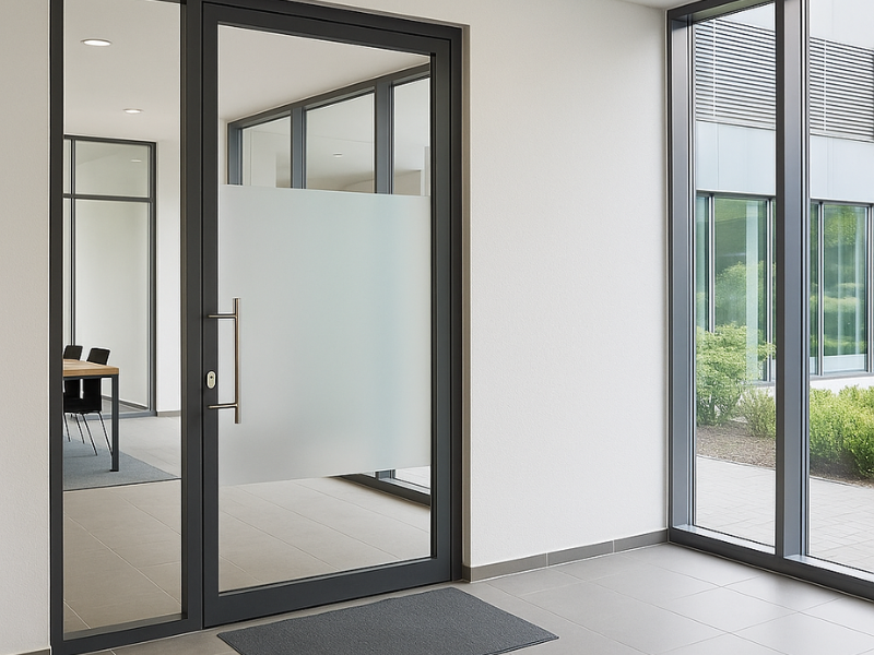 Puertas De Vidrio Para Empresas: Luz Natural Y Eficiencia